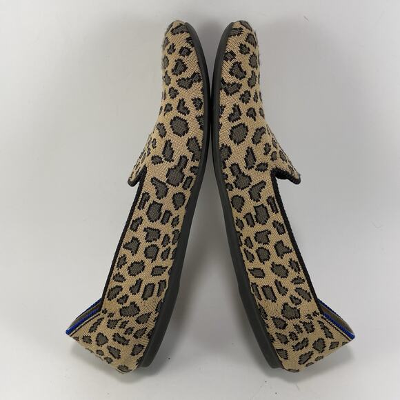 Rothy’s The Loafer Casual Flat Womens Size 8 Cheetah Slip On Leopard Rothys - Picture 6 of 9